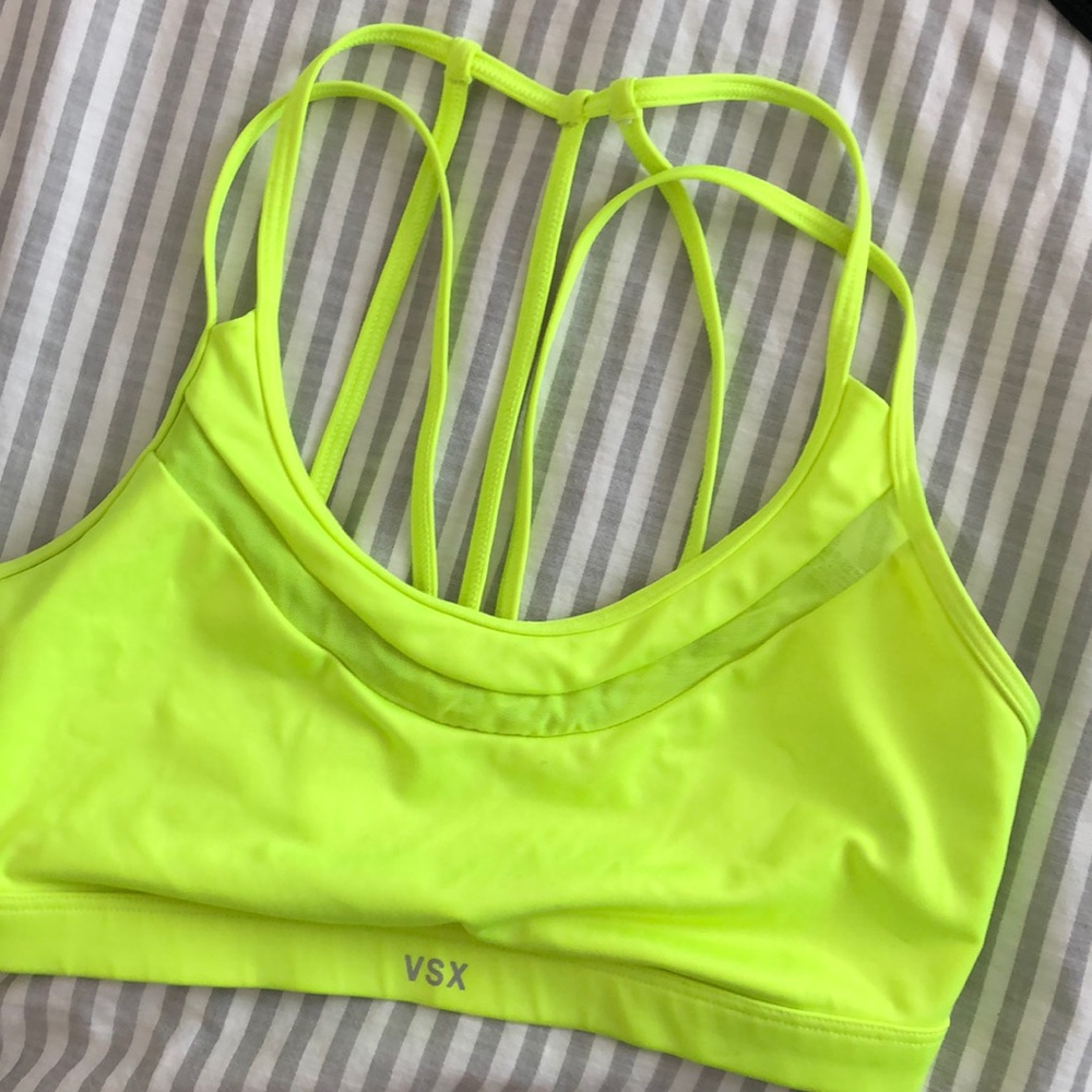 Neon VS sports bra
